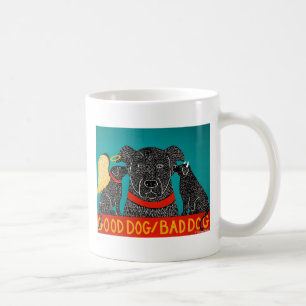 Good Chien Bad Chien Mug Stephen Huneck