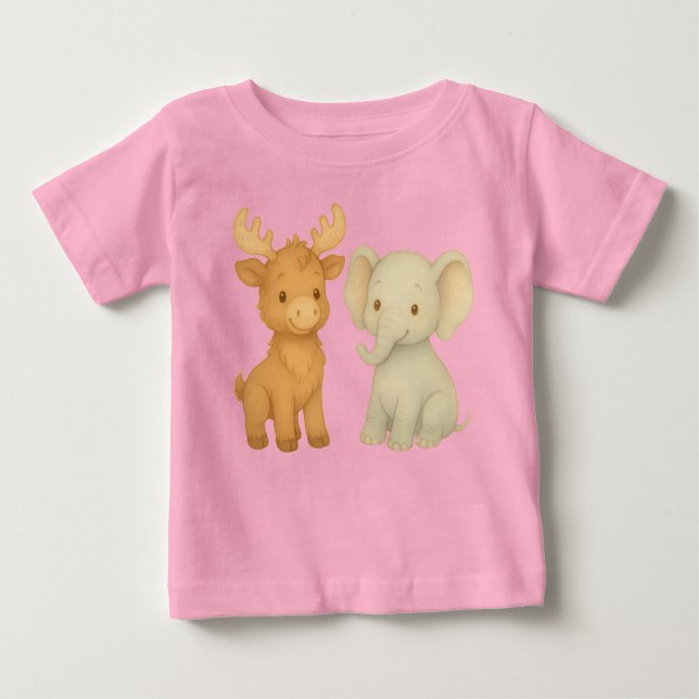 "Good Friends" Baby T-Shirt (Devant)