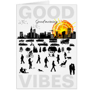 Good Morning, Good Vibes drôle, personnalisable