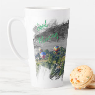 Good Morning hot bulle d'air latte tasses