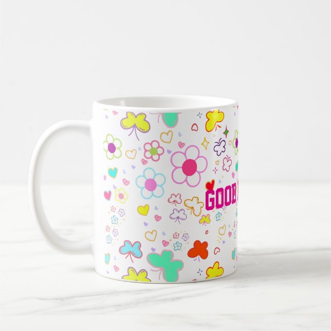 GOOD MORNING PATTERN MUG (Gauche)