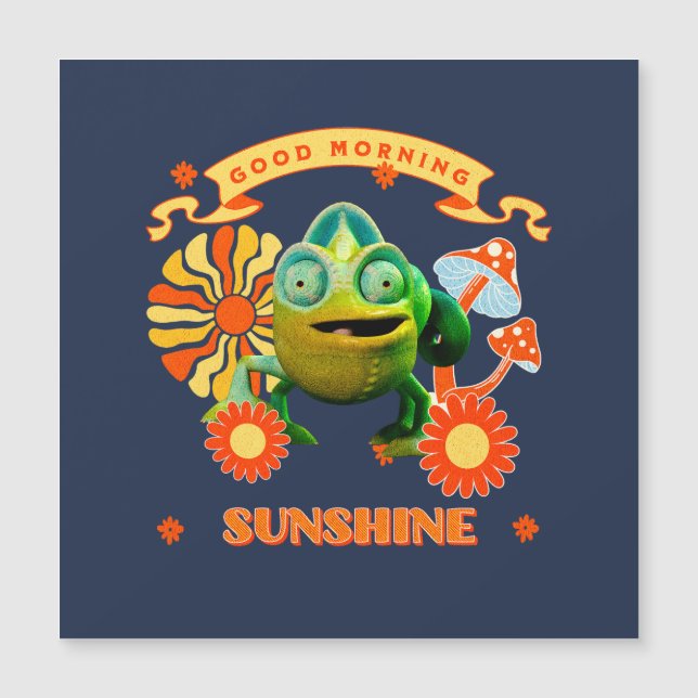 Good Morning Sunshine Funny Chameleon (Devant)