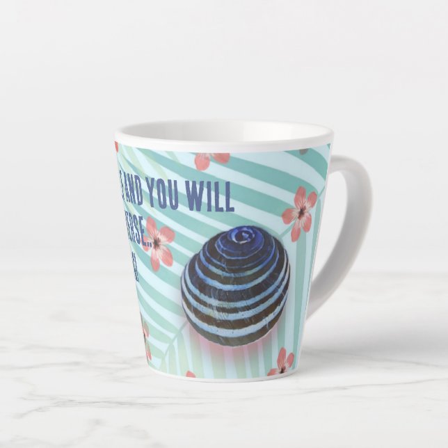Good Morning Universe Short Latte Mug (Angle droit)