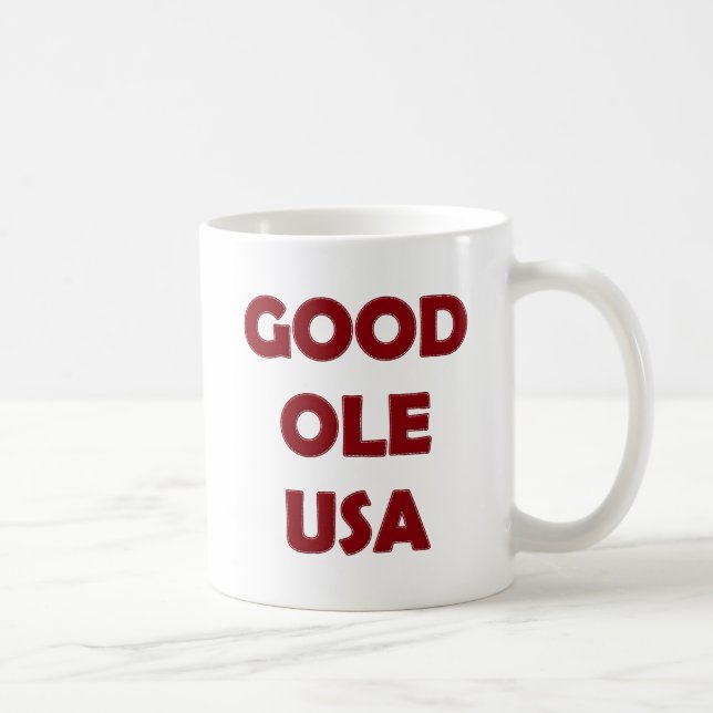 Good Ole USA, Mug à café rouge (Droite)