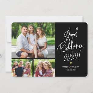 Good Riddance 3 Photos Happy New Year Cartes