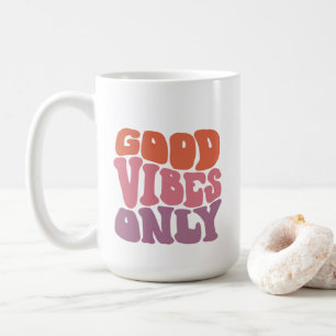 Good Vibes des années 70 seulement 15 oz Mug