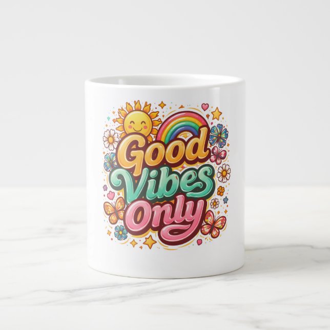 Good vibes only mug (Devant)