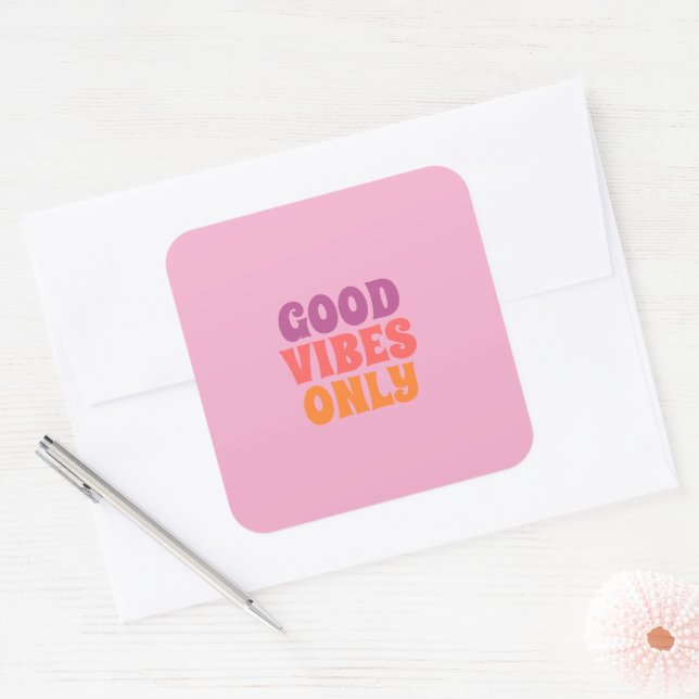 Good vibes only stickers (Enveloppe)