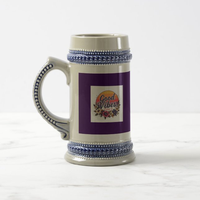 Good Vibes seulement - Mug de café motivationnel (Gauche)