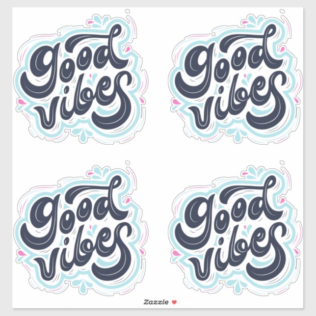 Good Vibes Sticker (Feuille)