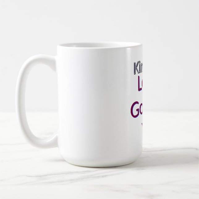 Good Vibes uniquement | Citation positive Mug de c (Gauche)