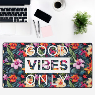Good Vibes uniquement Tropical Floral Print Noir