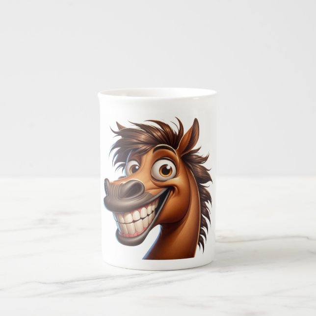 Goofy Horse Columbus Day Mug (Devant)