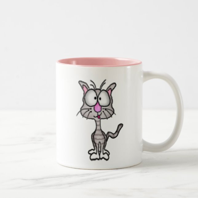 Goofy Kitten Mug (Droit)
