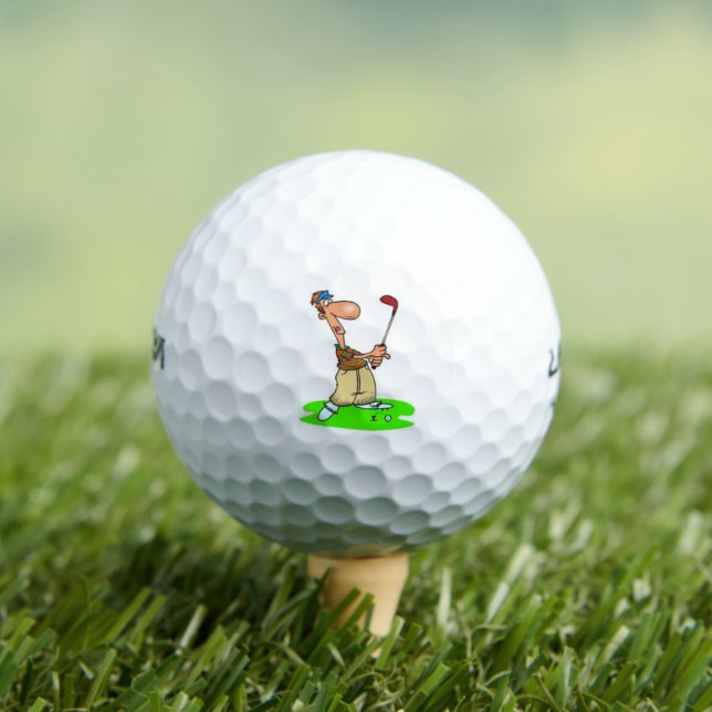 * *GOOFY MAIS COOL GOLFER** BALLES DE GOLF (T-shirt Insitu)