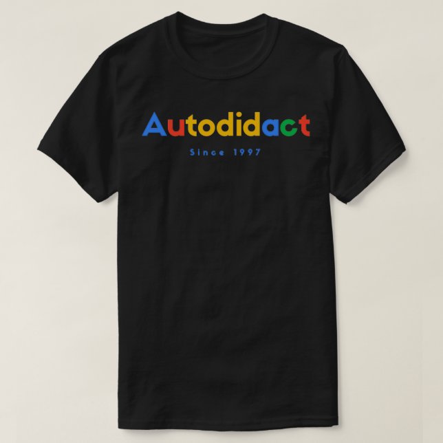 Google Autodidact Classic TShirt (Design devant)
