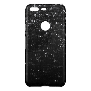 Google Pixel Coque Black Crystal Bling Strass