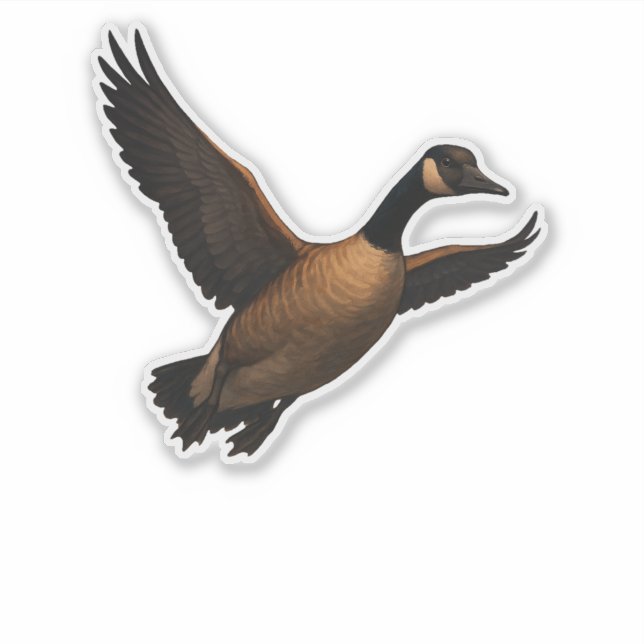Goose Cut-out Sticker (Devant)