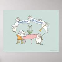 GOPHER BAROQUE poster par Sandra Boynton