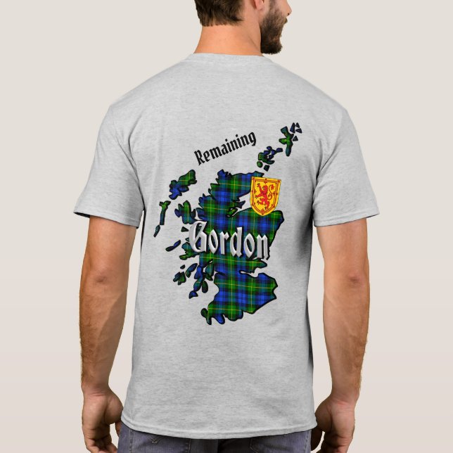 Gordon Clan T-shirt (Dos)