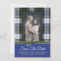 Gordon Robe Plaid Wedding Enregistrer la carte de 