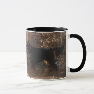 Gordon Setter Ceramic Ringer Mug