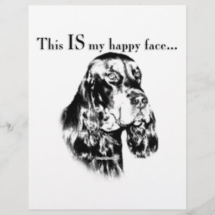 Gordon Setter Happy Face