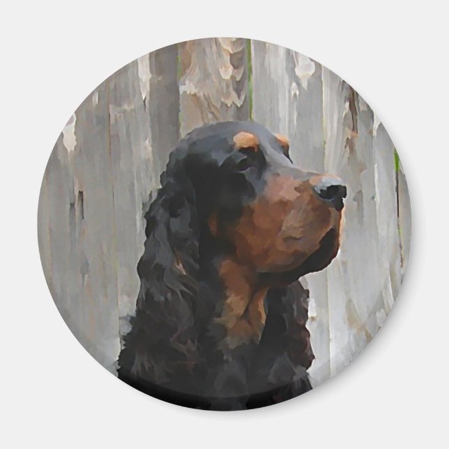 Gordon Setter Magnet de peinture (Devant)