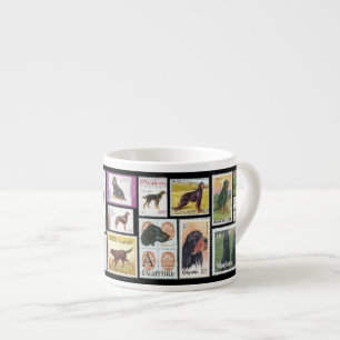 Gordon Setter Monde timbres Espresso Mug