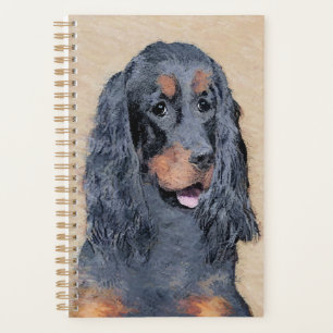 Gordon Setter Peinture - Joli art original chien