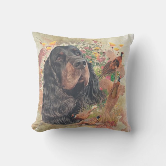 Gordon Setter Tapestry Café Mug Thaillow Oreiller (Recto)