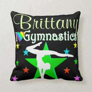 GORGE VERT PERSONNALISÉ COUSSIN GYMNASTIQUE