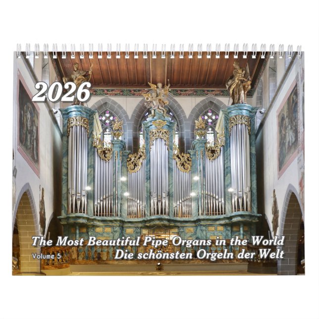 Gorgeous Pipe Organs 2026 - Le Calendrier des orga (Protection)