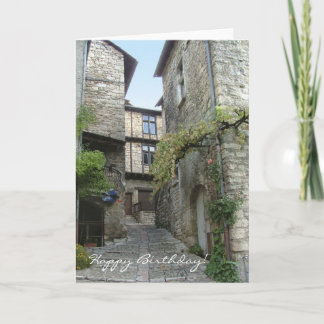Gorges du Tarn, France carte d'anniversaire