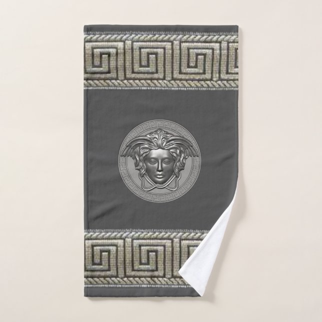 Gorgone d'argent - Méduse Invité / Cadeau (Serviette à main)