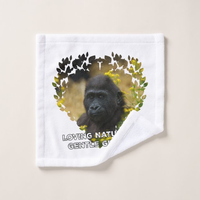 Gorilla Baby - Les gentils géants de la nature (Gant de toilette)