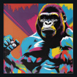 Gorilla Bodybuilder Lifter Pop Art Dessin<br><div class="desc">Digital Computer Animal Art - College Pop Art - Wild Animal Computer Images</div>