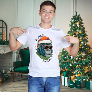 Gorilla de Noël | Merry Roarmas X-Mas T-Shirt