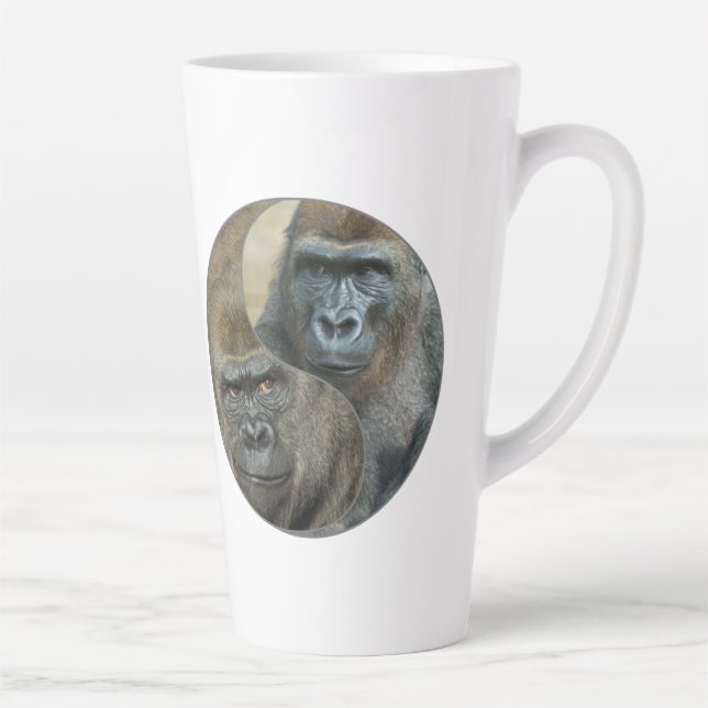 Gorilla Mère et son fils Café Mug (Droite)