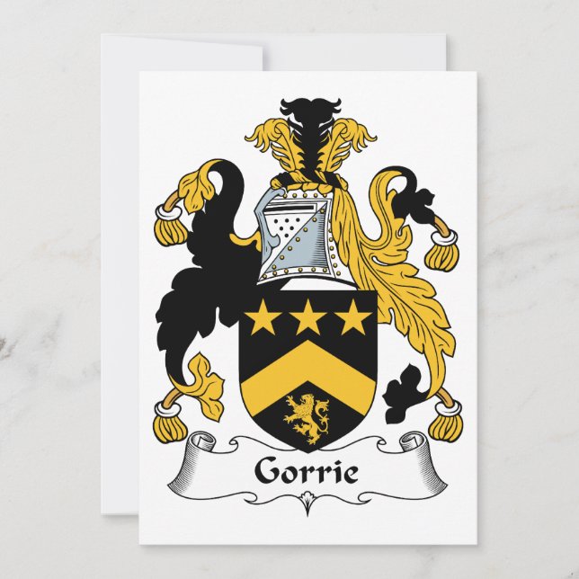 Gorrie Family Crest (Devant)