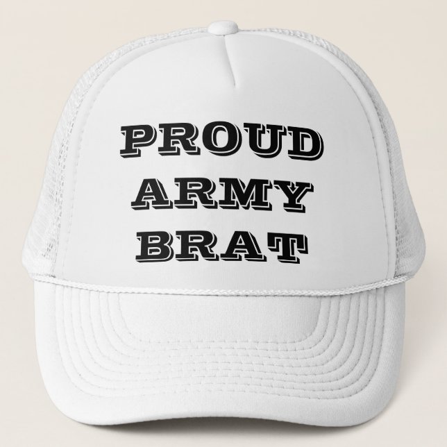 Gosse fier d'armée de casquette (Devant)