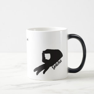Gotcha Game Morph Mug Nom Personnalisé Option