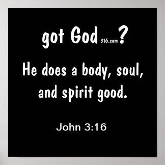 gotGod316.com Poster mural