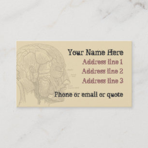 Goth Anatomy Carte de visite Tan