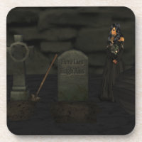Goth Dessous de verre de cimetière