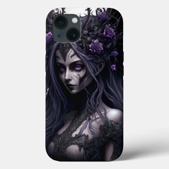 Goth Fairy Dark Imaginaire Art Coque-Mate coque ip (Verso)