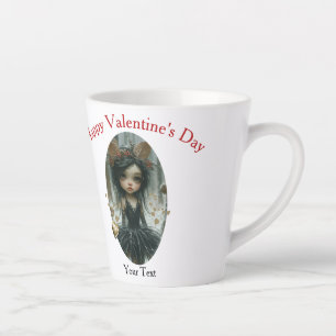 Goth Fairy Mug avec Gold Heart Locket Cup
