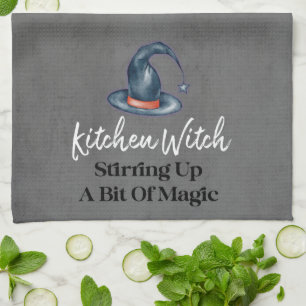 Goth Funny Kitchen sorcière Halloween Serviette de