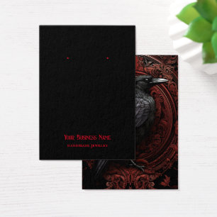 Goth Gothic Corbeau Corbeau Carte d'affichage