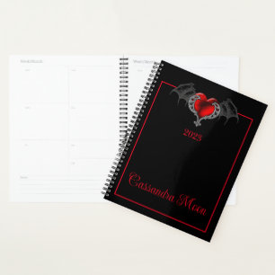 Goth Heart with Bat Wings Personnalisé